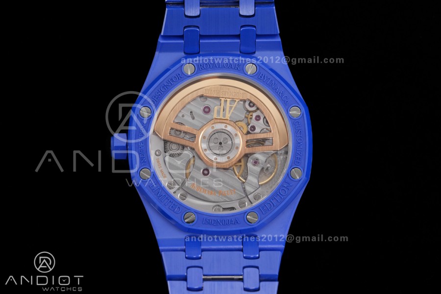 Royal Oak 15500 Blue Ceramic APSF 1:1 Best Edition Takashi Murakami SA4302 Super Clone