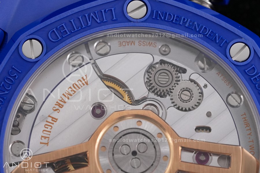 Royal Oak 15500 Blue Ceramic APSF 1:1 Best Edition Takashi Murakami SA4302 Super Clone