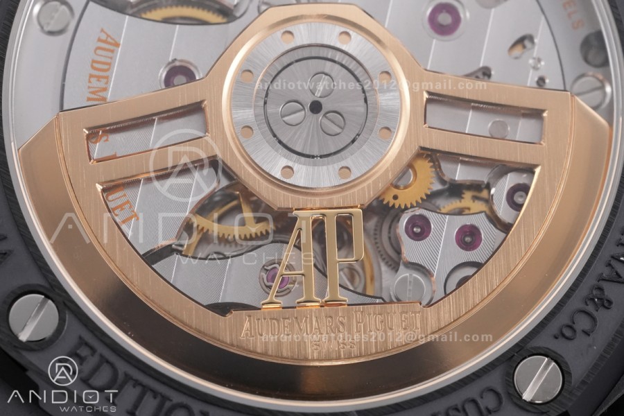 Royal Oak 15500 Black Ceramic APSF 1:1 Best Edition Takashi Murakami SA4302 Super Clone