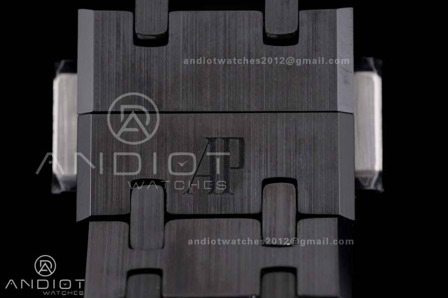 Royal Oak 15500 Black Ceramic APSF 1:1 Best Edition Takashi Murakami SA4302 Super Clone