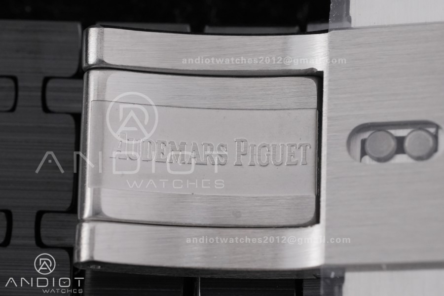 Royal Oak 15500 Black Ceramic APSF 1:1 Best Edition Takashi Murakami SA4302 Super Clone