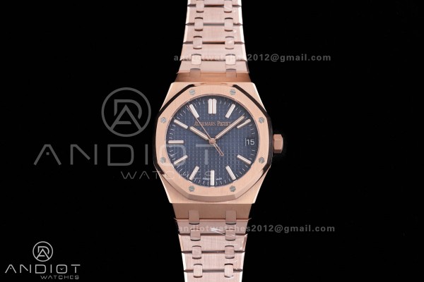 Royal Oak 15510 RG APSF 1:1 Best Edition Blue Dial...