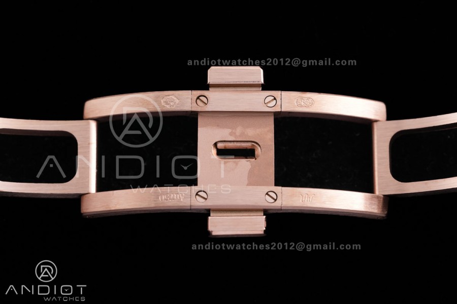 Royal Oak 15510 RG APSF 1:1 Best Edition Black Dial on RG Bracelet SA4302 Super Clone V2