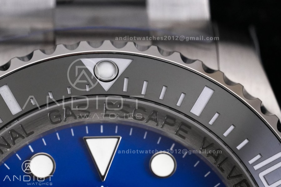 Sea Dweller DeepSea D-Blue 126660 QF 1:1 James Cameron Best Edition 904L SS Case and Bracelet QF3235