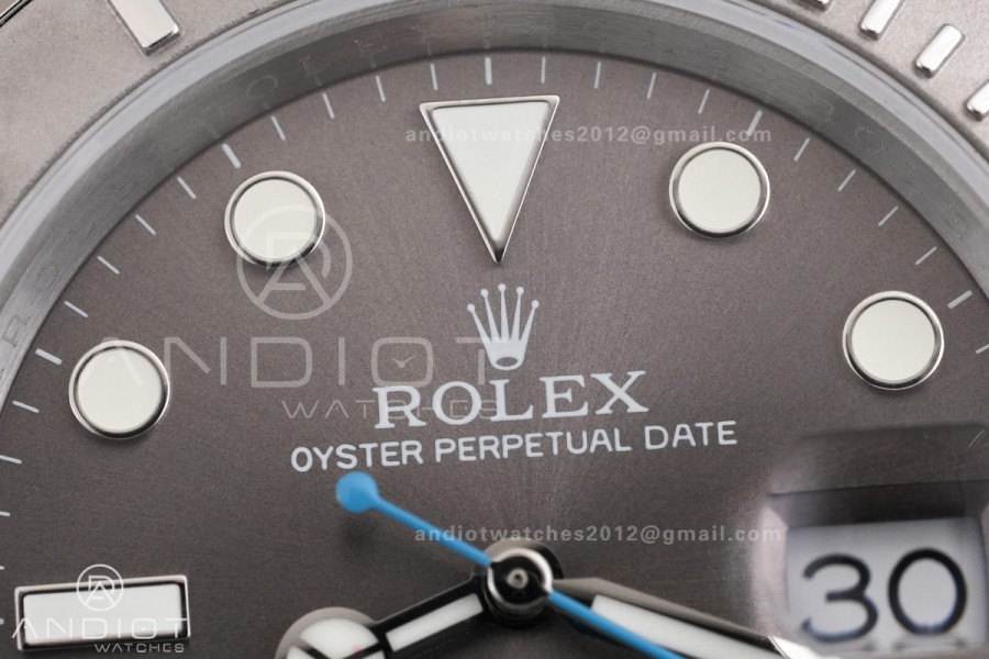 Yacht-Master 126622 904L Steel QF 1:1 Best Edition Gray Dial on SS Bracelet QF3235