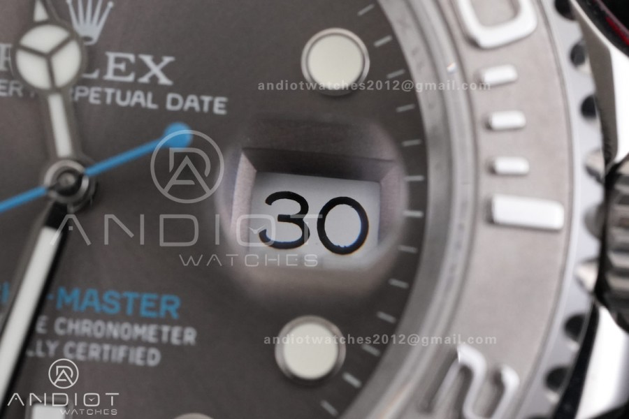 Yacht-Master 126622 904L Steel QF 1:1 Best Edition Gray Dial on SS Bracelet QF3235