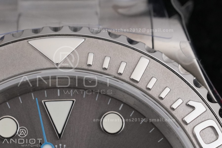 Yacht-Master 126622 904L Steel QF 1:1 Best Edition Gray Dial on SS Bracelet QF3235