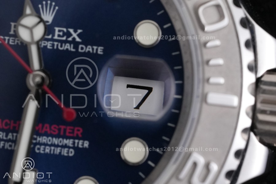 Yacht-Master 126622 904L Steel QF 1:1 Best Edition Blue Dial on SS Bracelet QF3235