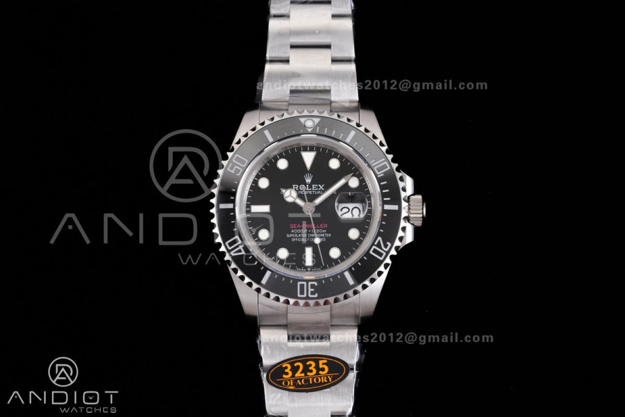 Sea Dweller 126600 QF 1:1 Best Edition 904L SS Case and Bracelet QF3235