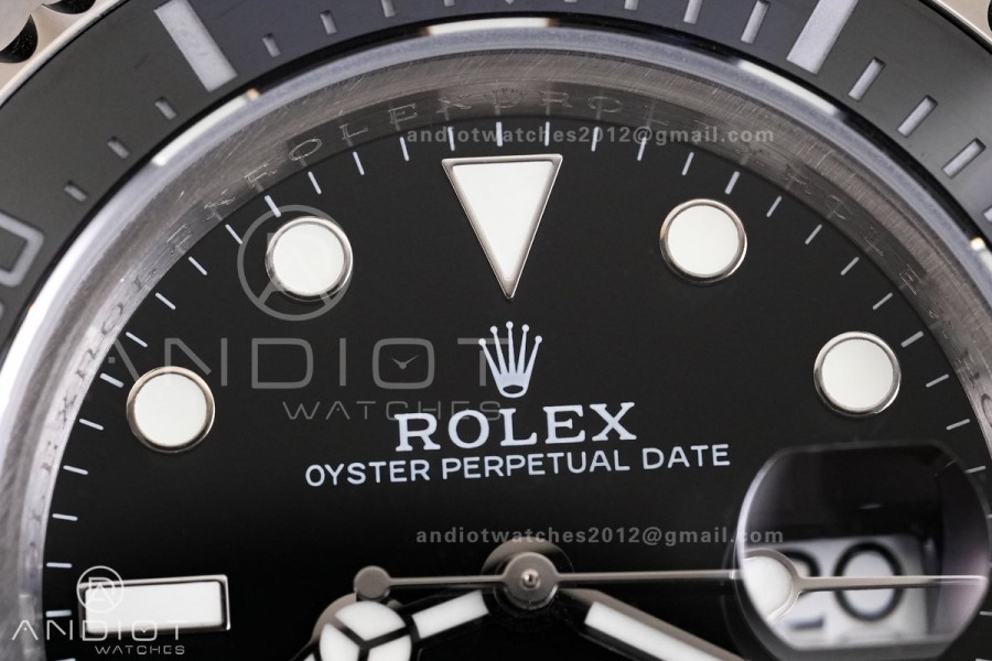 Sea Dweller 126600 QF 1:1 Best Edition 904L SS Case and Bracelet QF3235