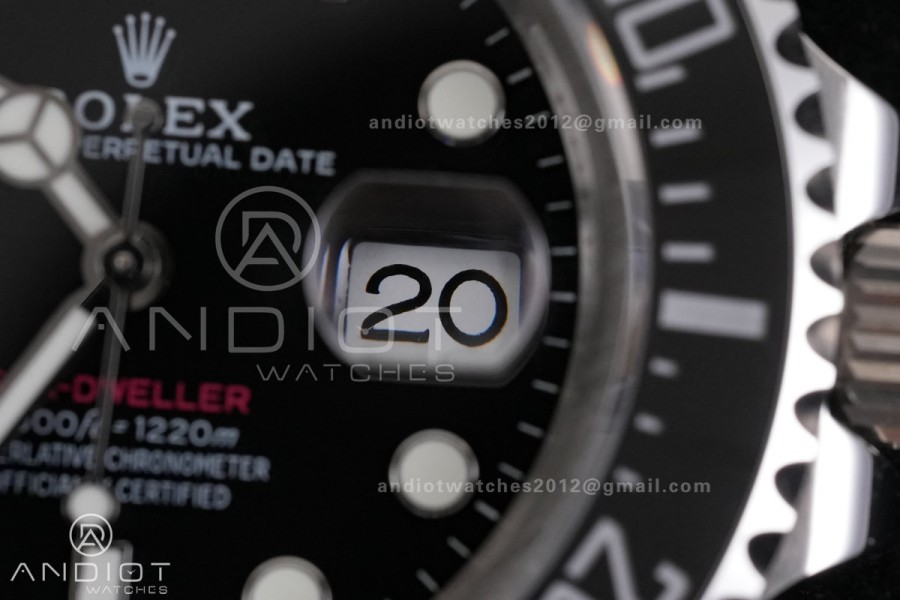 Sea Dweller 126600 QF 1:1 Best Edition 904L SS Case and Bracelet QF3235