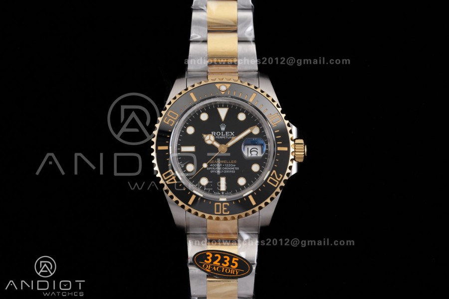 Sea Dweller 126603 QF 1:1 Best Edition 904L SS/YG Case and Bracelet QF3235