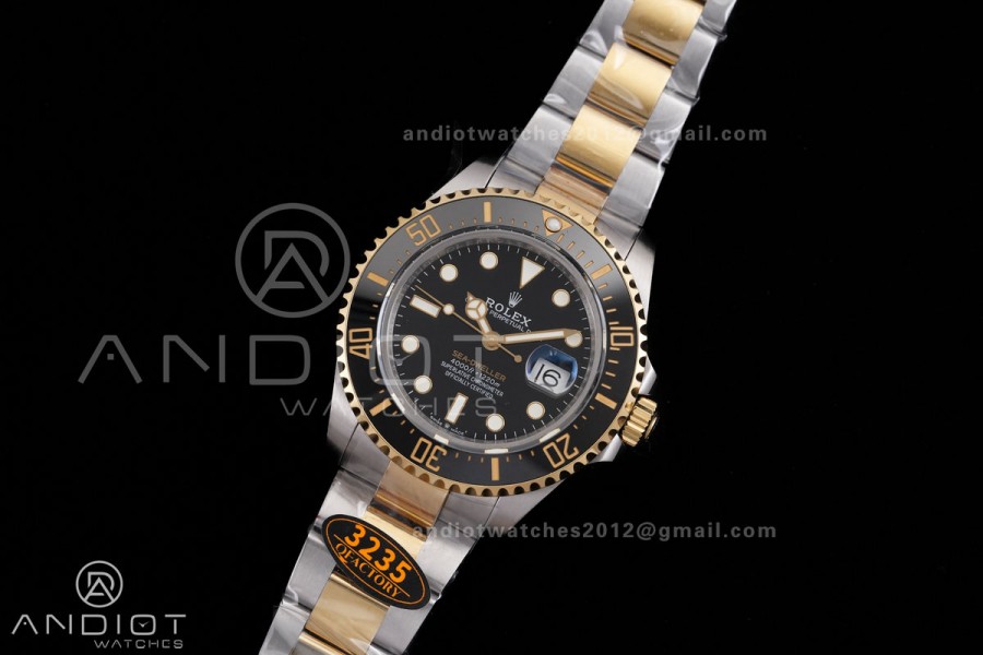 Sea Dweller 126603 QF 1:1 Best Edition 904L SS/YG Case and Bracelet QF3235