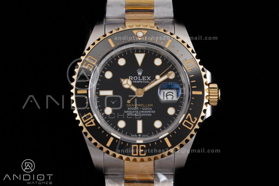 Sea Dweller 126603 QF 1:1 Best Edition 904L SS/YG Case and Bracelet QF3235
