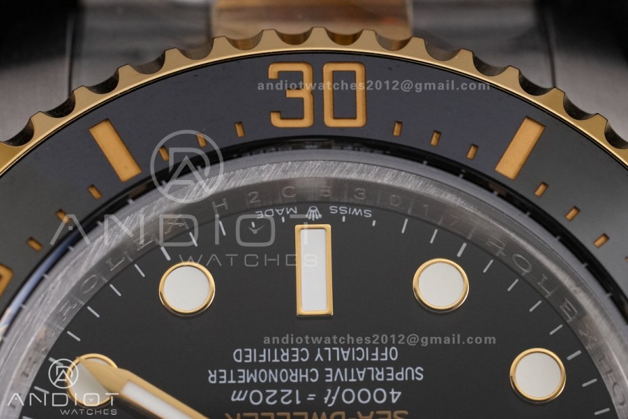 Sea Dweller 126603 QF 1:1 Best Edition 904L SS/YG Case and Bracelet QF3235