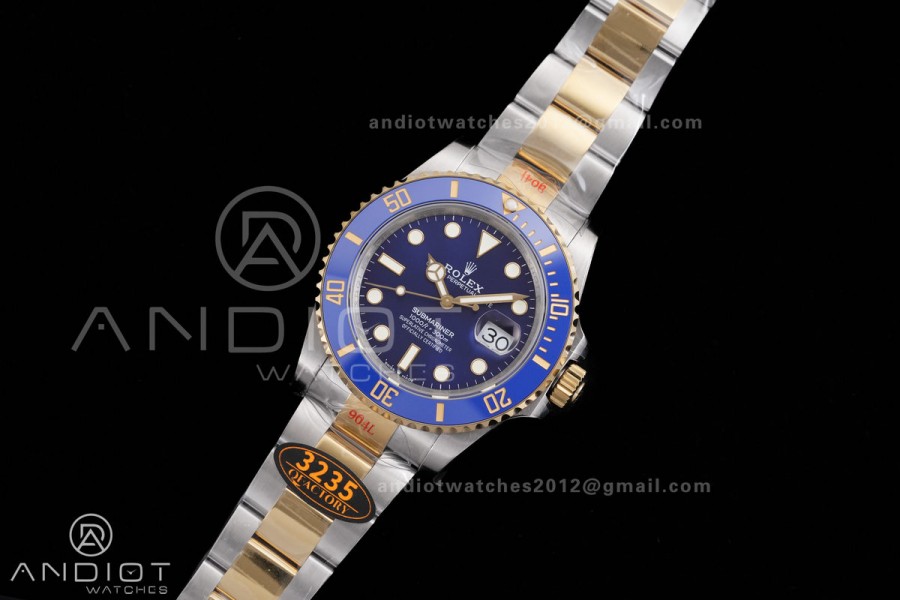 Submariner 41mm 126613 LB QF 1:1 Best Edition 904L SS/YG Case and Bracelet Blue Dial QF3235