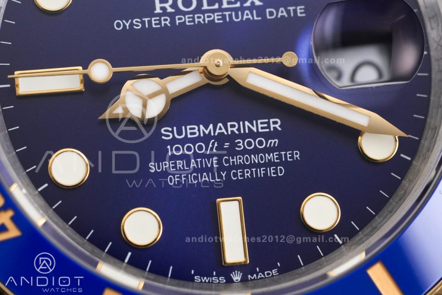 Submariner 41mm 126613 LB QF 1:1 Best Edition 904L SS/YG Case and Bracelet Blue Dial QF3235