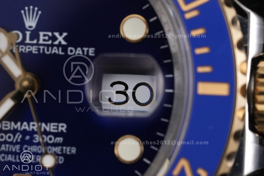 Submariner 41mm 126613 LB QF 1:1 Best Edition 904L SS/YG Case and Bracelet Blue Dial QF3235