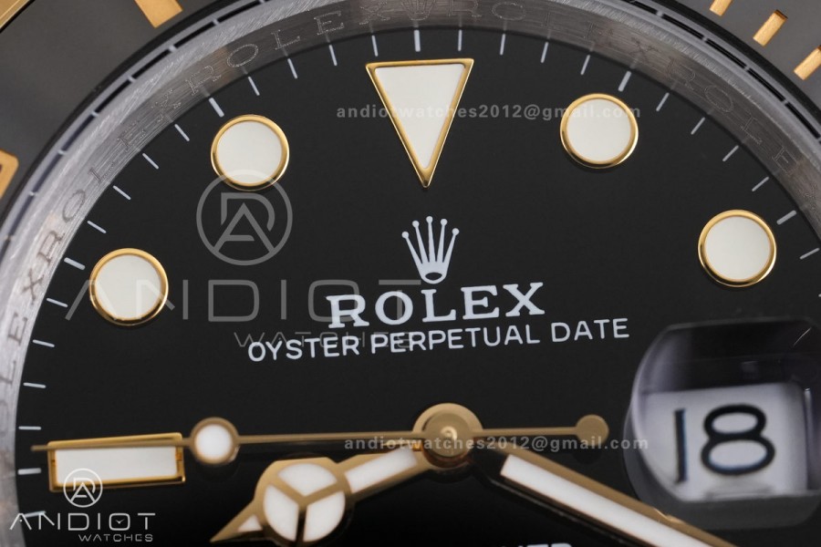 Submariner 41mm 126613 LN QF 1:1 Best Edition 904L SS/YG Case and Bracelet Black Dial QF3235