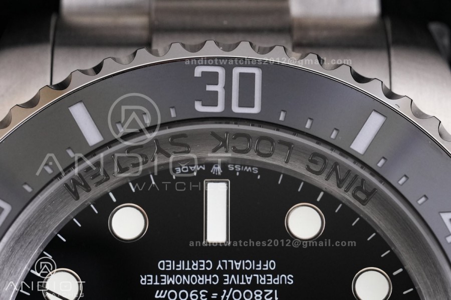 Sea Dweller DeepSea 126660 QF 1:1 Best Edition 904L SS Case and Bracelet QF3235