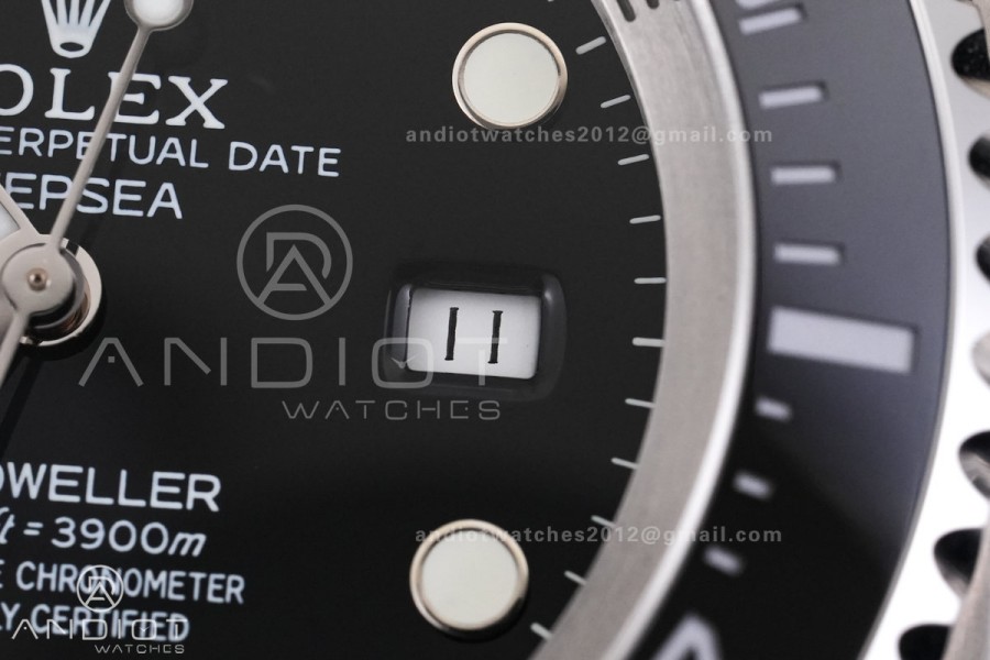 Sea Dweller DeepSea 126660 QF 1:1 Best Edition 904L SS Case and Bracelet QF3235