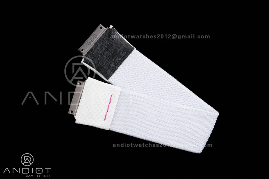 AVF RM67-02 Italy White NTPT Spain Skeleton Dial on White Elastic strap CRMA7 Clone