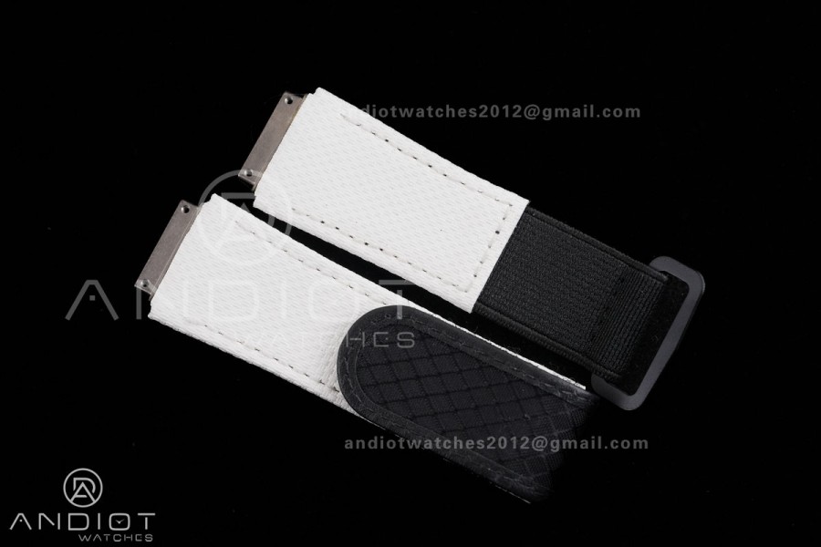 AVF RM67-02 Italy White NTPT Spain Skeleton Dial on White Elastic strap CRMA7 Clone