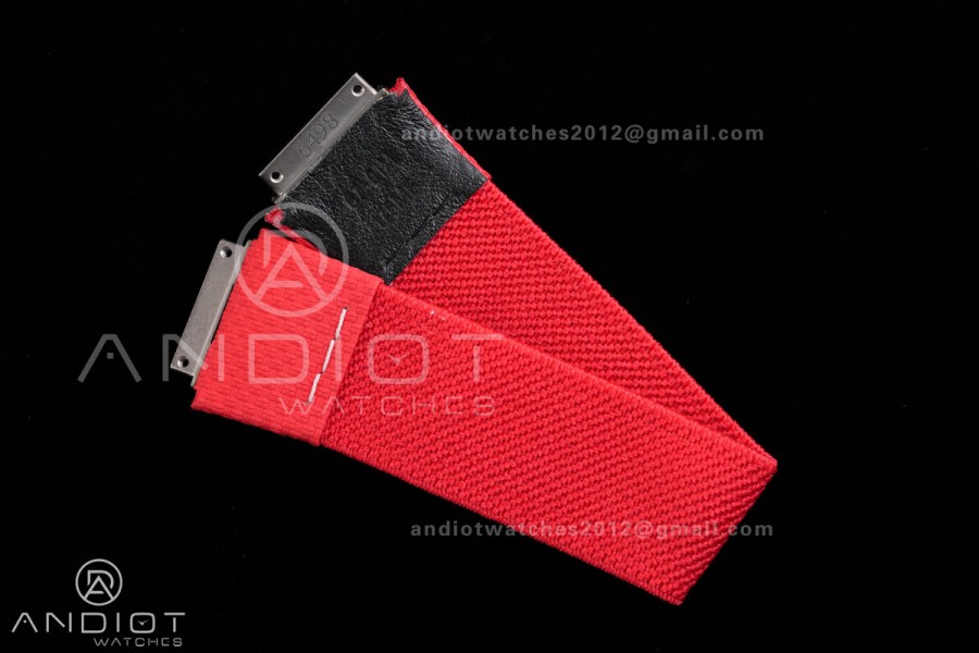 AVF RM67-02 Red NTPT Spain Skeleton Dial on Red Elastic strap CRMA7 Clone