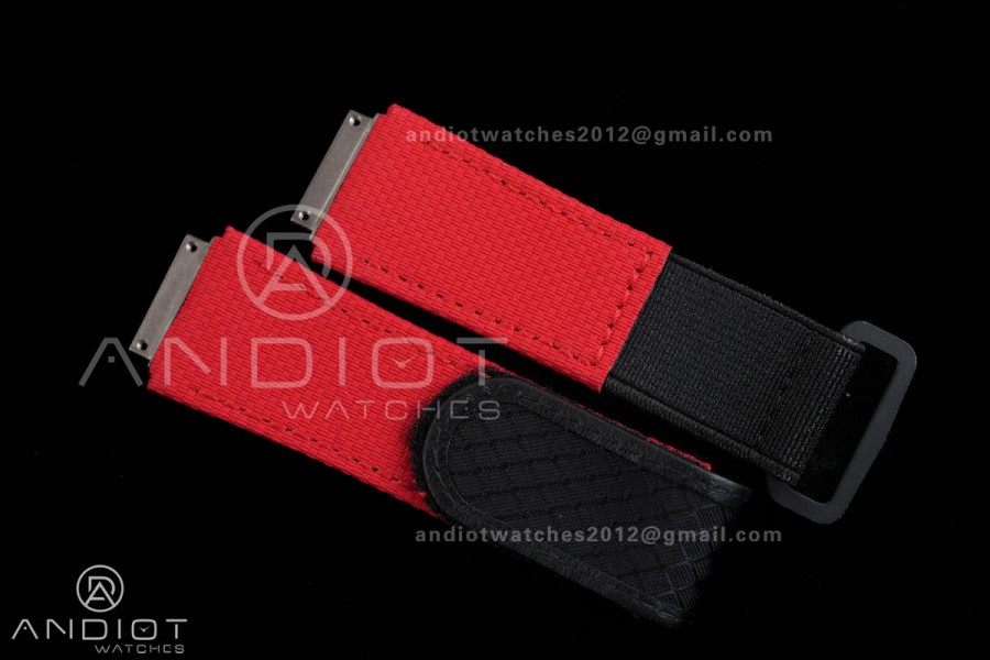 AVF RM67-02 Red NTPT Spain Skeleton Dial on Red Elastic strap CRMA7 Clone