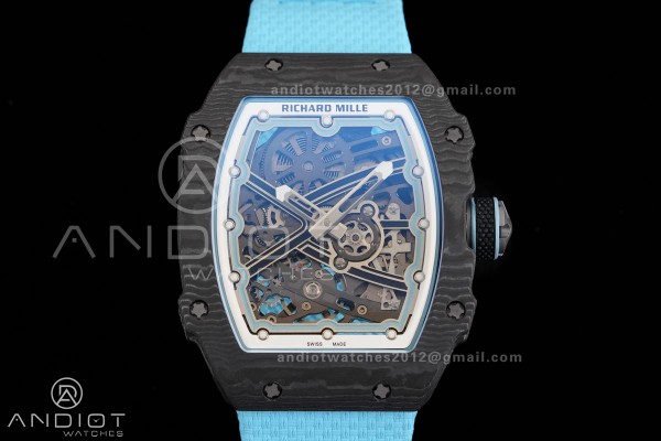 AVF RM67-02 Black NTPT Spain Skeleton Dial on ligh...