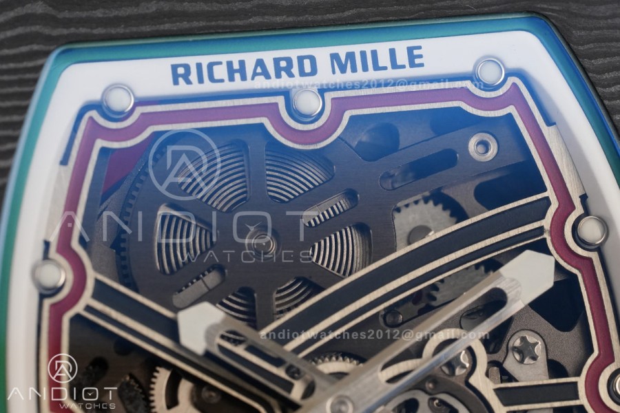 AVF RM67-02 Black NTPT Italy Dial on Red Nylon strap CRMA7 Clone