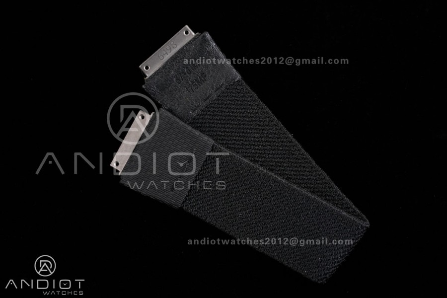 AVF RM67-02 France Black NTPT Spain Skeleton Dial on Blue Elastic strap CRMA7 Clone