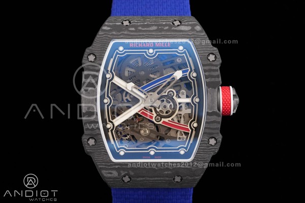 AVF RM67-02 France Black NTPT Spain Skeleton Dial ...