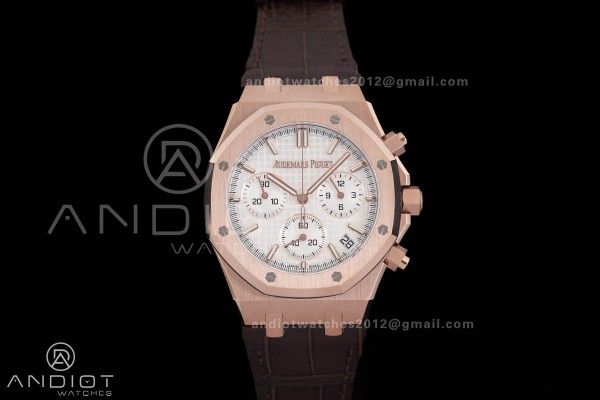 Royal Oak Chrono 26240 RG DDF 1:1 Best Edition Whi...