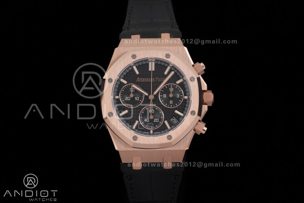Royal Oak Chrono 26240 RG DDF 1:1 Best Edition Bla...