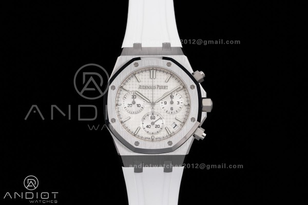 Royal Oak Chrono 26240 SS DDF 1:1 Best Edition Whi...
