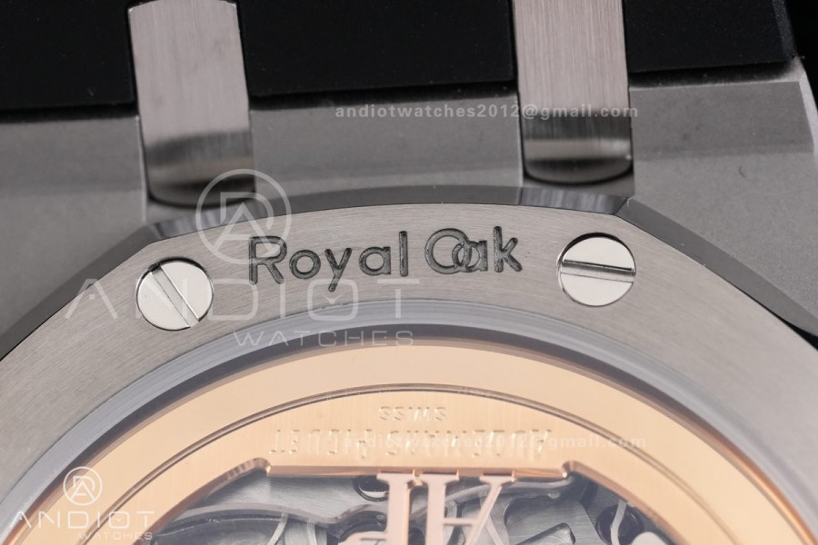 Royal Oak Chrono 26240 SS DDF 1:1 Best Edition White Dial on Rubber Strap DD4401 Super Clone (SW Dial)