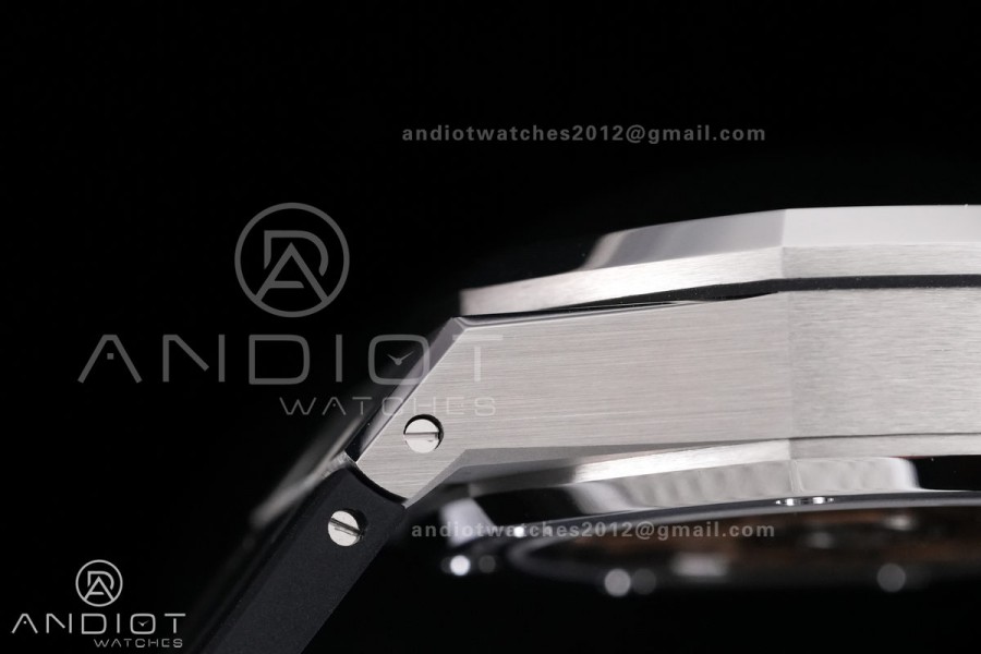 Royal Oak Chrono 26240 SS DDF 1:1 Best Edition White Dial on Rubber Strap DD4401 Super Clone (SW Dial)