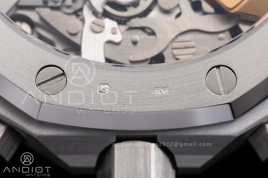 Royal Oak Chrono 26240 SS DDF 1:1 Best Edition Blue Dial on SS Bracelet DD4401 Super Clone (SW Dial)