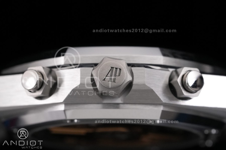 Royal Oak Chrono 26240 SS DDF 1:1 Best Edition Blue Dial on SS Bracelet DD4401 Super Clone (SW Dial)