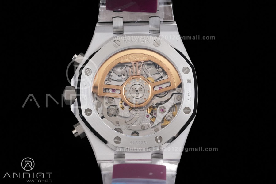 Royal Oak Chrono 26240 SS DDF 1:1 Best Edition Blue Dial on SS Bracelet DD4401 Super Clone (SW Dial)