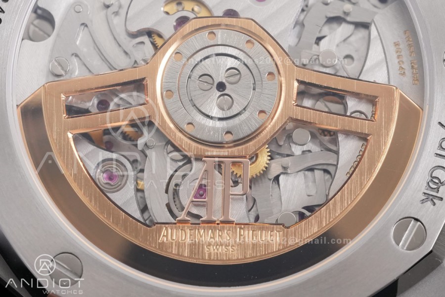 Royal Oak Chrono 26240 SS DDF 1:1 Best Edition Blue Dial on Rubber Strap DD4401 Super Clone (SW Dial)