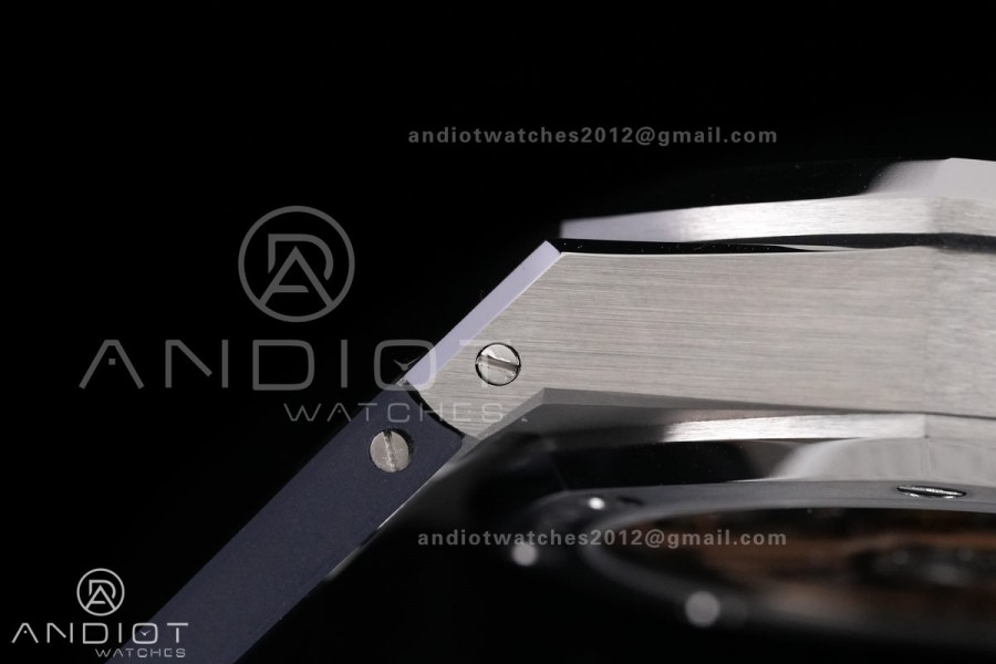 Royal Oak Chrono 26240 SS DDF 1:1 Best Edition Blue Dial on Rubber Strap DD4401 Super Clone (SW Dial)