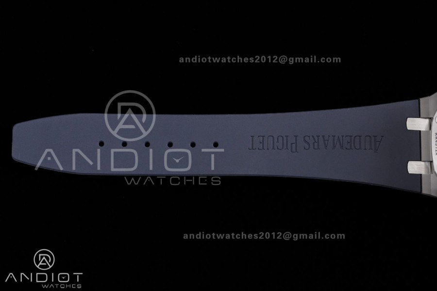 Royal Oak Chrono 26240 SS DDF 1:1 Best Edition Blue Dial on Rubber Strap DD4401 Super Clone (SW Dial)