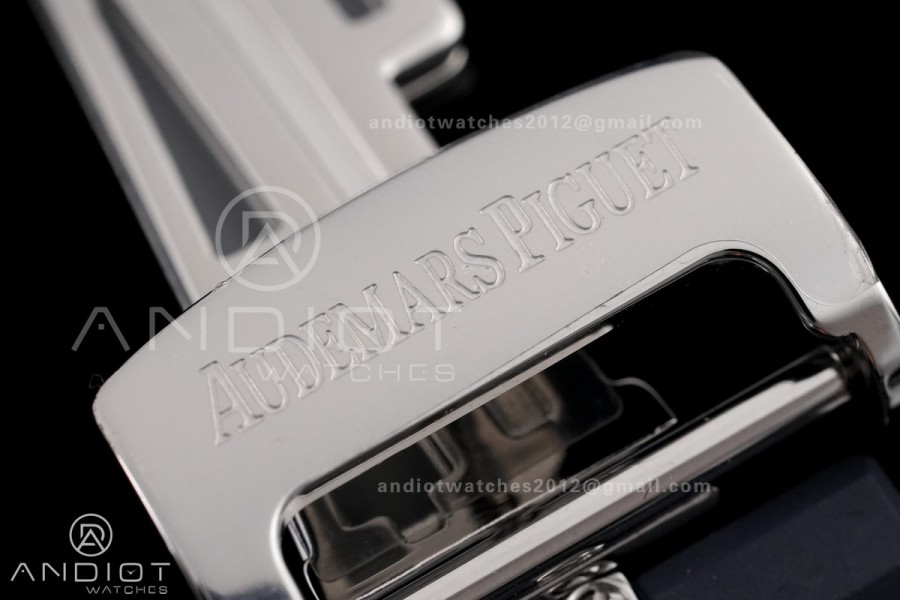 Royal Oak Chrono 26240 SS DDF 1:1 Best Edition Blue Dial on Rubber Strap DD4401 Super Clone (SW Dial)