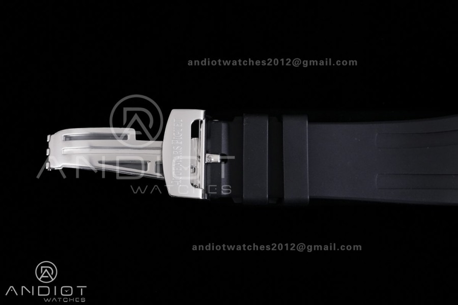 Royal Oak Chrono 26240 SS DDF 1:1 Best Edition Black Dial on Rubber Strap DD4401 Super Clone (SW Dial)