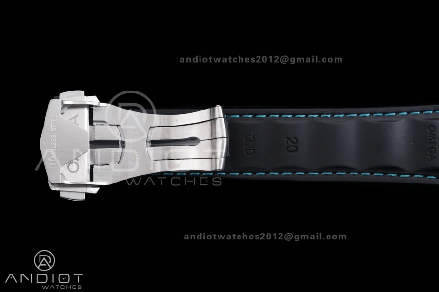 Aqua Terra 150M SS VSF 1:1 Best Edition Turquoise Dial On Black Rubber Strap Super Clone A8900