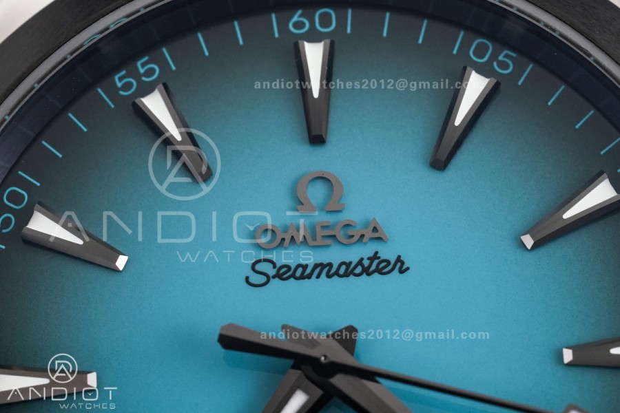 Aqua Terra 150M SS VSF 1:1 Best Edition Turquoise Dial On Black Rubber Strap Super Clone A8900