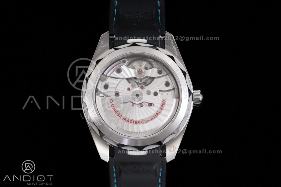 Aqua Terra 150M SS VSF 1:1 Best Edition Turquoise Dial On Black Rubber Strap Super Clone A8900