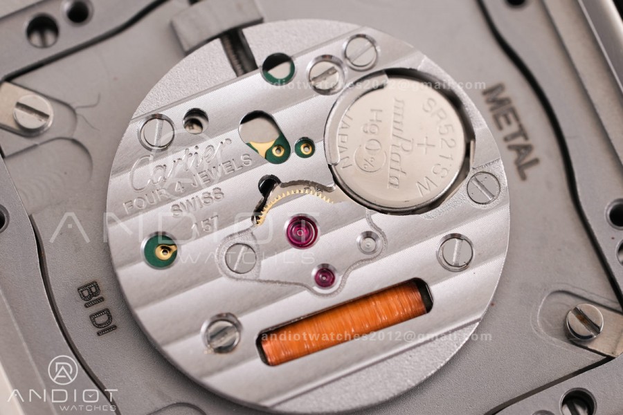 Panthère 31mm BVF 1:1 Best Edition SS White Dial on SS Bracelet Ronda Quartz